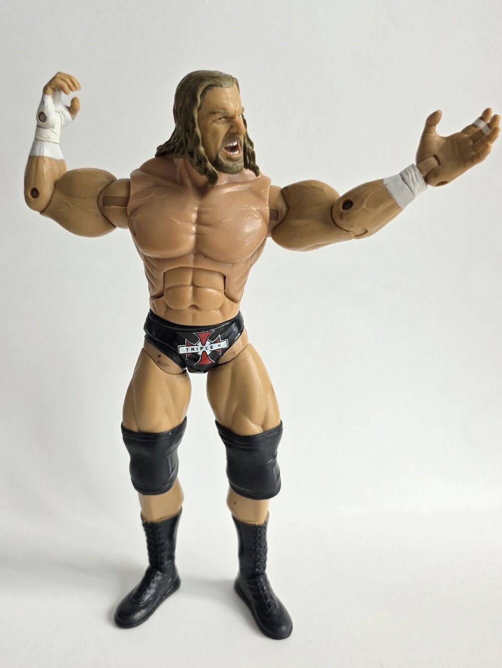 Vintage WWF WWE Triple H Jakks Pacific 2005 Wrestling Toy Action Figure